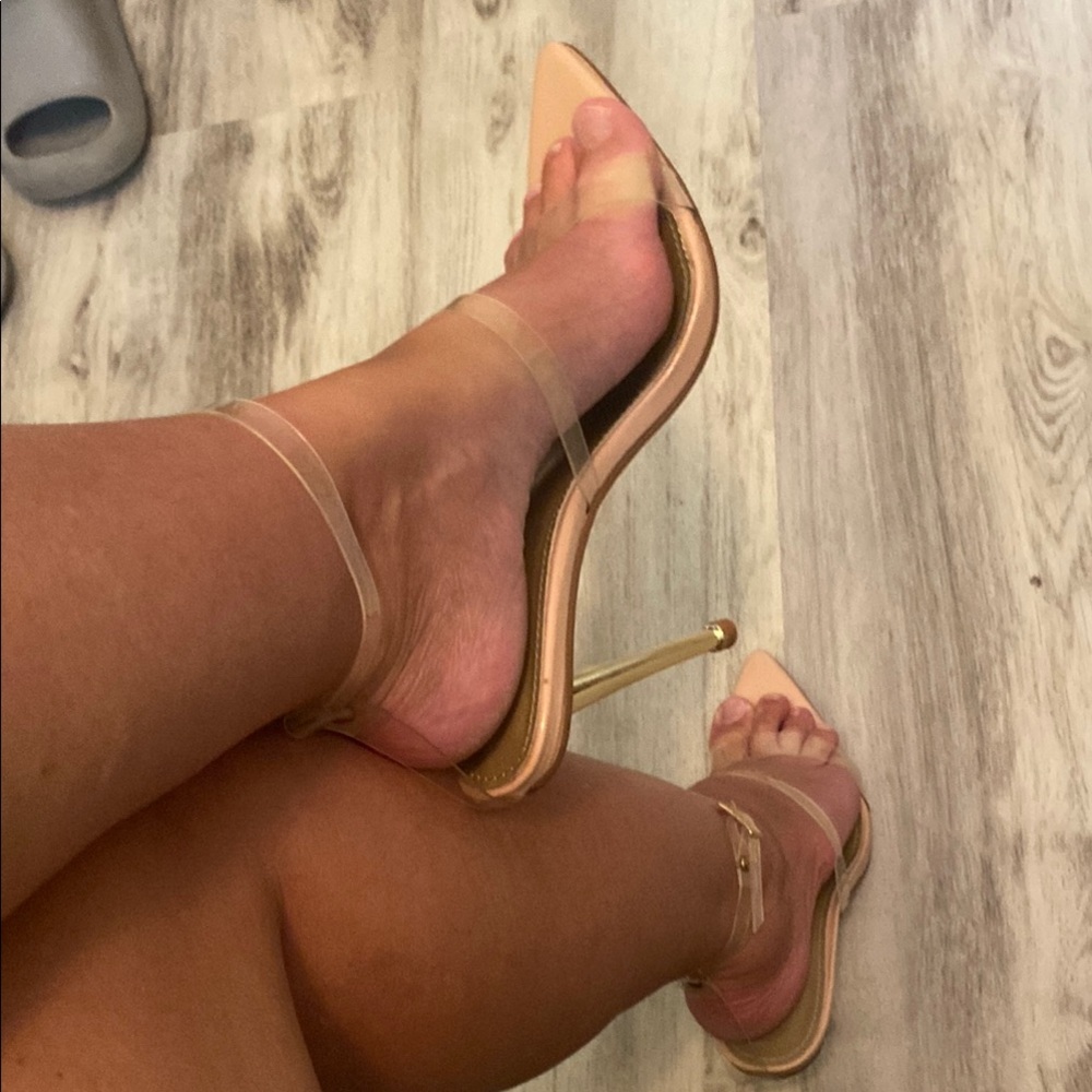 Elegant Nude Stiletto Heels